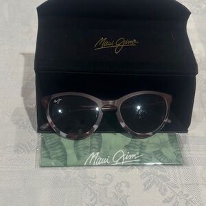 Maui Jim Black and Brown Sunglasses with Case